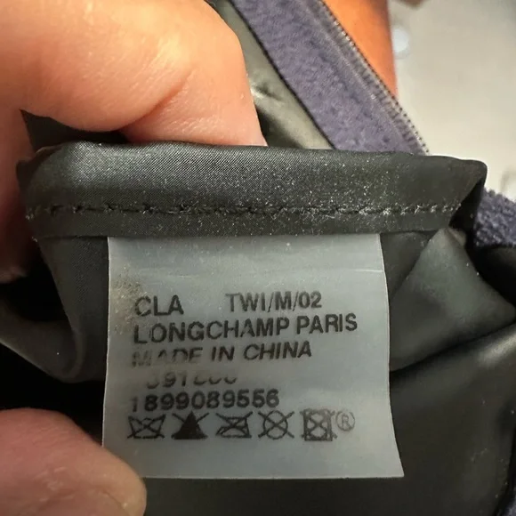 Longchamp Navy and Brown Tote Bag - Picture 5 of 16